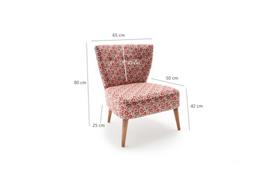 Pirkti Kėdė Hanah Home Viola Berjer Sardunya, įvairių spalvų, 65 cm x 65 cm x 80 cm - Photo 7