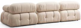 sofa kreslas fotelis - Fotelis Hanah Home Bubble O1 Bouclette, kreminės spalvos, 95 cm x 95 cm x 75 cm - 2 nuotrauka