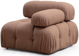 Fotelis Hanah Home Bubble 1R Bouclette, rudas, 95 cm x 95 cm x 75 cm