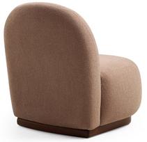 fotelis hanah - Fotelis Hanah Home Tina 560ARE1737, rudas, 74 cm x 85 cm x 75 cm - 2 nuotrauka