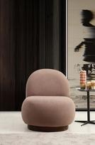 fotelis hanah - Fotelis Hanah Home Tina 560ARE1737, rudas, 74 cm x 85 cm x 75 cm - 3 nuotrauka