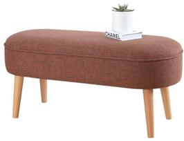 Pufas Hanah Home Lednok Claret, raudonas, 100 cm x 40 cm x 47 cm