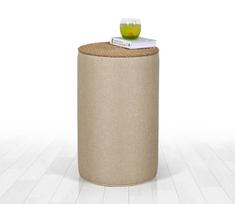 spalvoti pufai - Pufas Hanah Home Filika, kreminės spalvos, 31 cm x 31 cm x 52 cm - 2 nuotrauka