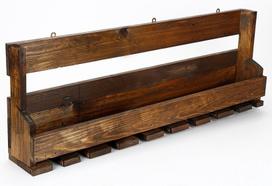 Kalune Design Wine Rack Icki011, riešuto, 120 mm x 900 mm x 300 mm