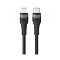 adapteriai type c - Orsen S53 Type C to Type C 3A 1m black - 1 nuotrauka