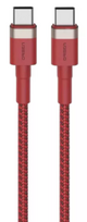 type c i usb a - Orsen S53 Type C to Type C 3A 1m red - 1 nuotrauka