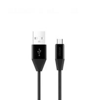 telefono laidai - Orsen S32 Micro Data Cable 2.1A 1.2m black - 1 nuotrauka