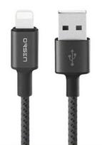 usb micro usb 1m - Orsen S9M USB A and Micro 2.1A 1m black - 1 nuotrauka