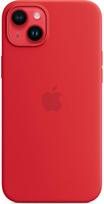 apple iphone 14 silicone case with magsafe - Apple "Silicone Case with MagSafe iPhone 14 Plus (MPT63ZM/ A)" Red - 3 nuotrauka