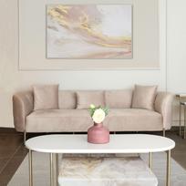 Pirkti Sofa Hanah Home Macaroon, kreminė, 82 x 228 x 70 cm - Photo 2