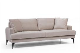 88 cm - Sofa Hanah Home Papira, smėlio, 175 x 90 x 88 cm - 2 nuotrauka