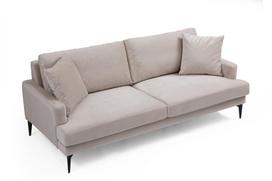 88 cm - Sofa Hanah Home Papira, smėlio, 175 x 90 x 88 cm - 3 nuotrauka