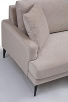 88 cm - Sofa Hanah Home Papira, smėlio, 175 x 90 x 88 cm - 6 nuotrauka