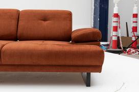dviviete sofa lov - Sofa Hanah Home Mustang, oranžinė, 199 x 99 x 83 cm - 7 nuotrauka
