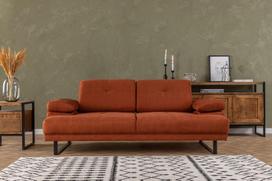 dviviete sofa lov - Sofa Hanah Home Mustang, oranžinė, 199 x 99 x 83 cm - 9 nuotrauka