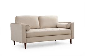 Sofa Hanah Home Rome, smėlio, universalus, 90 x 175 x 70 cm