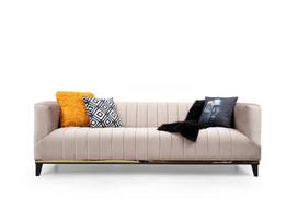 Sofa Hanah Home Bellino, smėlio, universalus, 83 x 222 x 75 cm