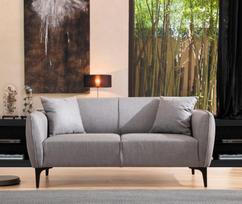 180 cm sofa - Sofa Hanah Home Belissimo, pilka, universalus, 95 x 180 x 67 cm - 2 nuotrauka