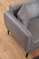 180 cm sofa - Sofa Hanah Home Belissimo, pilka, universalus, 95 x 180 x 67 cm - 4 nuotrauka