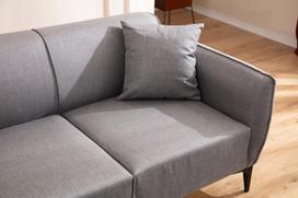 180 cm sofa - Sofa Hanah Home Belissimo, pilka, universalus, 95 x 180 x 67 cm - 5 nuotrauka