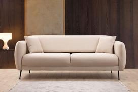 Sofa Hanah Home Sevilla, smėlio, universalus, 98 x 214 x 85 cm