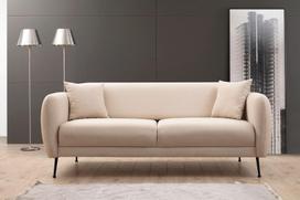sofa lova hanah - Sofa Hanah Home Sevilla, smėlio, universalus, 98 x 214 x 85 cm - 2 nuotrauka