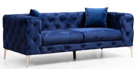Sofa Hanah Home Como, mėlyna, universalus, 90 x 197 x 73 cm