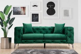 zalia sofa dviviete - Sofa Hanah Home Como, žalia, universalus, 90 x 197 x 73 cm - 2 nuotrauka