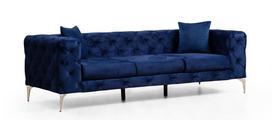 Sofa Hanah Home Como, mėlyna, universalus, 90 x 237 x 73 cm