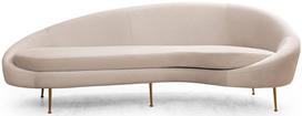 Sofa Hanah Home Eses Right, smėlio, 255 x 120 x 85 cm