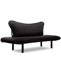 dviviete sofa lov - Sofa-lova Hanah Home Chatto, juoda, 140 x 65 x 70 cm - 3 nuotrauka