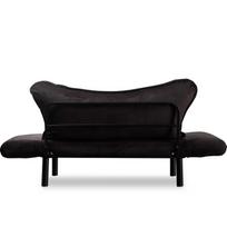 dviviete sofa lov - Sofa-lova Hanah Home Chatto, juoda, 140 x 65 x 70 cm - 4 nuotrauka