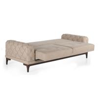 Pirkti Sofa-lova Hanah Home Lale, smėlio, universalus, 97 x 220 x 84 cm - Photo 4