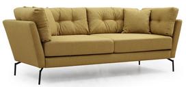 triviete sof - Sofa Hanah Home Mapa 3 Seat, geltona, 90 x 214 x 84 cm - 2 nuotrauka