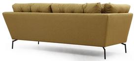 triviete sof - Sofa Hanah Home Mapa 3 Seat, geltona, 90 x 214 x 84 cm - 3 nuotrauka