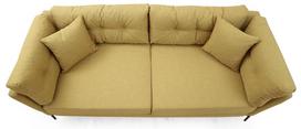 triviete sof - Sofa Hanah Home Mapa 3 Seat, geltona, 90 x 214 x 84 cm - 5 nuotrauka