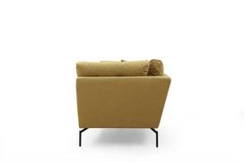 triviete sof - Sofa Hanah Home Mapa 3 Seat, geltona, 90 x 214 x 84 cm - 6 nuotrauka