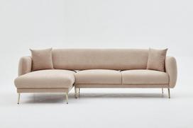 Pirkti Sofa-lova Hanah Home Simena, smėlio, kairinė, 133 x 266 x 80 cm - Photo 1