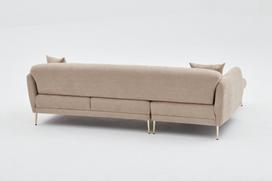 Pirkti Sofa-lova Hanah Home Simena, smėlio, kairinė, 133 x 266 x 80 cm - Photo 2