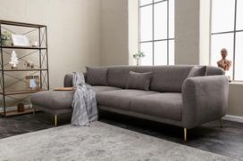 Pirkti Sofa-lova Hanah Home Simena, pilka, kairinė, 133 x 266 x 80 cm - Photo 4