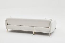 Pirkti Sofa-lova Hanah Home Simena, kreminė, kairinė, 133 x 266 x 80 cm - Photo 2