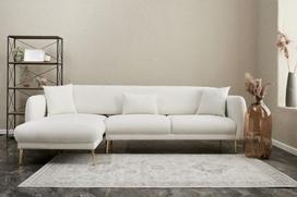 Pirkti Sofa-lova Hanah Home Simena, kreminė, kairinė, 133 x 266 x 80 cm - Photo 6