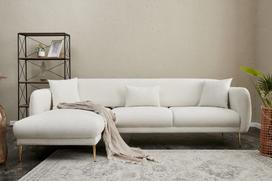 Pirkti Sofa-lova Hanah Home Simena, kreminė, kairinė, 133 x 266 x 80 cm - Photo 7