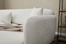 Pirkti Sofa-lova Hanah Home Simena, kreminė, kairinė, 133 x 266 x 80 cm - Photo 12