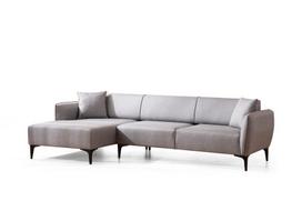 Kampinė sofa Hanah Home Belissimo, pilka, kairinė, 140 x 270 x 67 cm