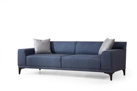 Sofa Hanah Home Petra 3, mėlyna, universalus, 69 x 212 x 86 cm