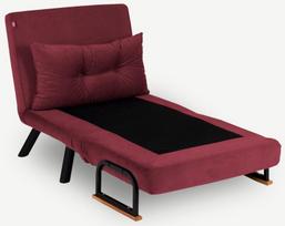 fotelis hanah - Sofa-lova Hanah Home Sando 1-Seat, raudona, 78 x 60 x 78 cm - 2 nuotrauka