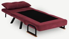 fotelis hanah - Sofa-lova Hanah Home Sando 1-Seat, raudona, 78 x 60 x 78 cm - 3 nuotrauka