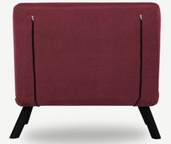 fotelis hanah - Sofa-lova Hanah Home Sando 1-Seat, raudona, 78 x 60 x 78 cm - 4 nuotrauka