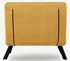 foteliukai - Sofa-lova Hanah Home Sando 1-Seat, geltona, 78 x 60 x 78 cm - 4 nuotrauka